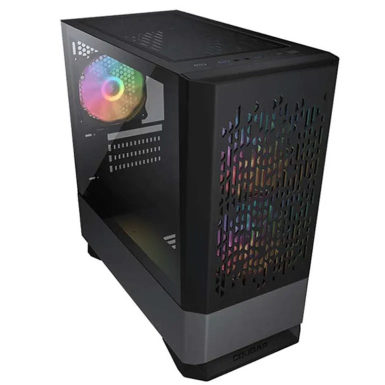 Caja/Torre Cougar MG140 Air RGB Black Cristal Templado