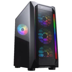 Caja/Torre Cougar MX410 Mesh-G RGB Cristal Templado