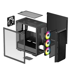 Caja/Torre DeepCool CG540 Negro