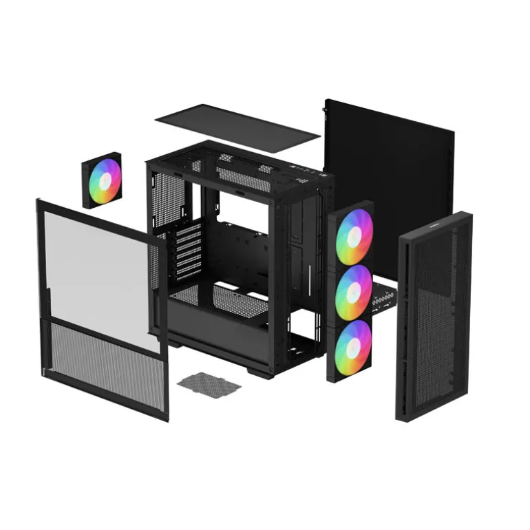 Caja/Torre DeepCool CH560 Mesh Negro