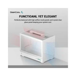 Caja/Torre DeepCool CH160 WH Blanco