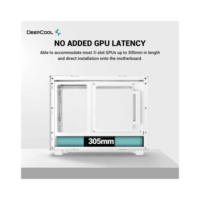 Caja/Torre DeepCool CH160 WH Blanco