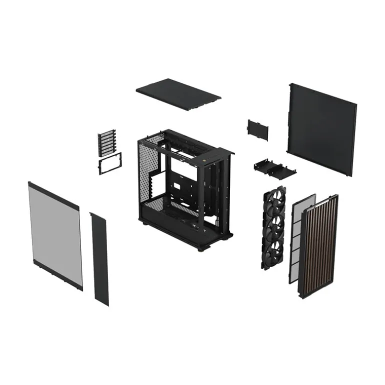 Caja/Torre Fractal Design North XL Charcoal TG Dark Negro