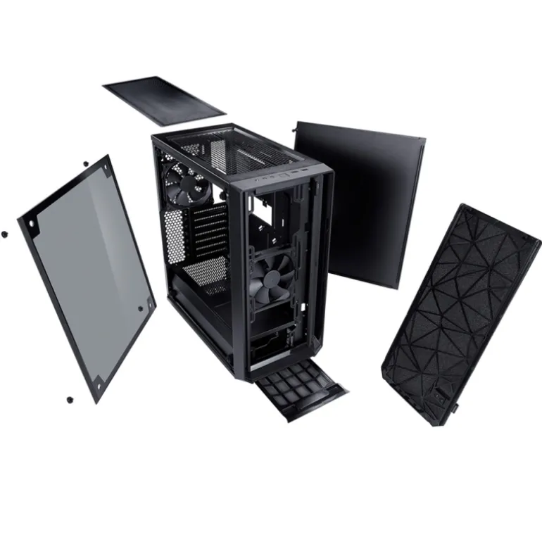 Caja/Torre Fractal Design Meshify C Cristal Templado Tintado Oscuro