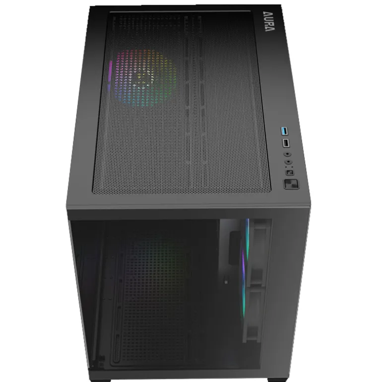 Caja/Torre Gamdias Aura GC10M ARGB Negro