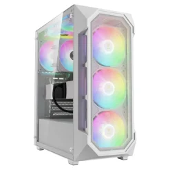 Caja/Torre Gamdias Aura GC1 Elite ARGB Blanco