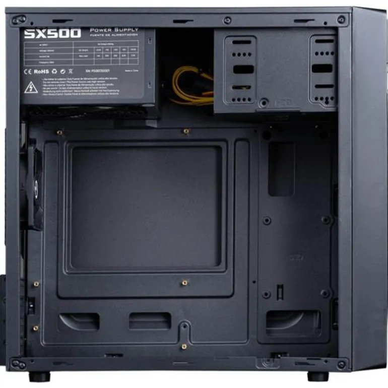 Caja/Torre Hiditec Q2 Pro + Fuente 500W Negro