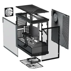 Caja/Torre Hyte Y40 Negro