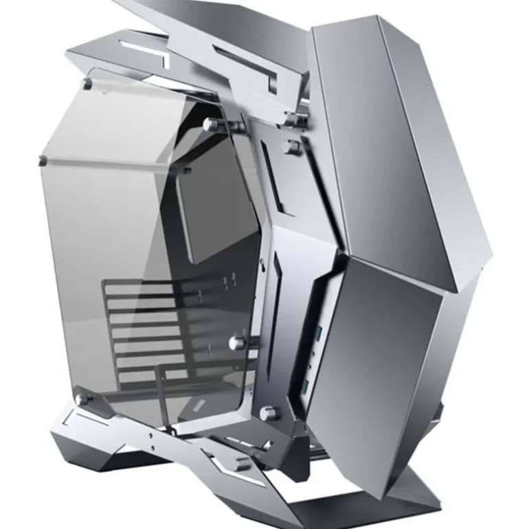 Caja/Torre Jonsbo MOD3 Gris Cristal Templado