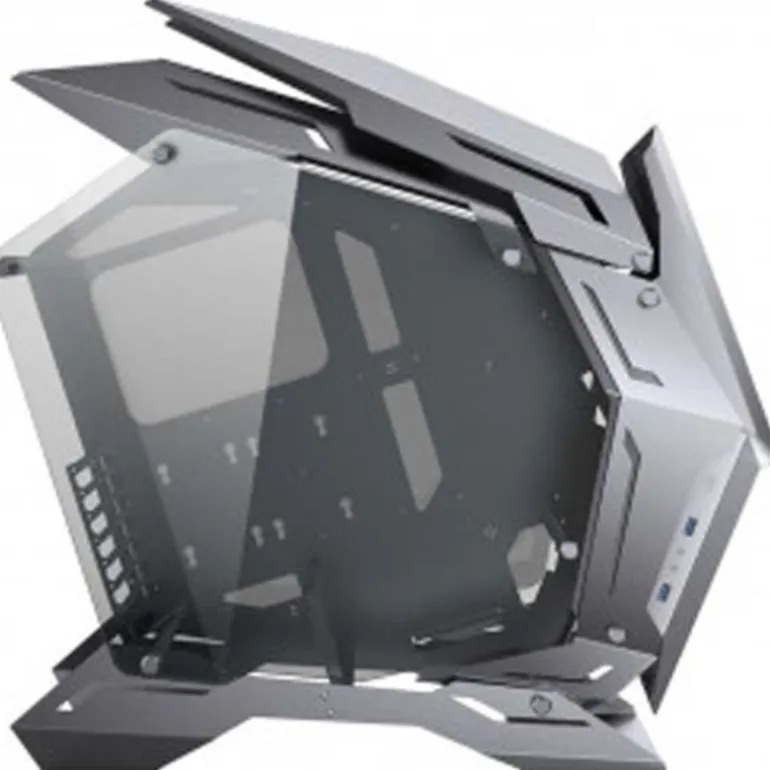 Caja/Torre Jonsbo MOD3 Gris Cristal Templado