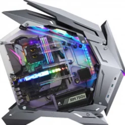 Caja/Torre Jonsbo MOD3 Gris Cristal Templado