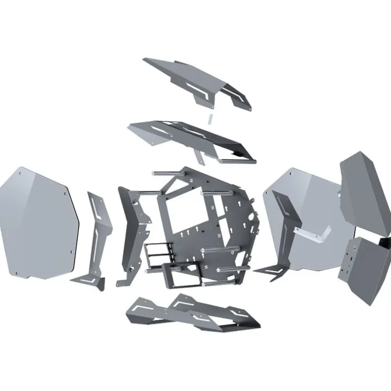 Caja/Torre Jonsbo MOD3 Mini Gris