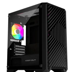 Caja/Torre Keep Out XC-220 Glass ARGB Negro