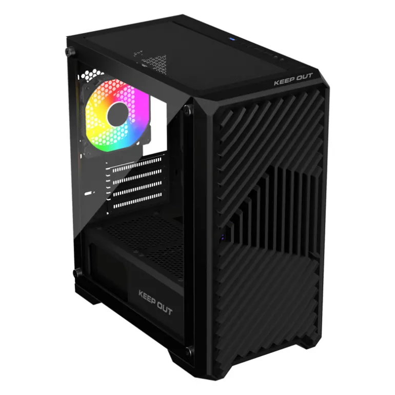 Caja/Torre Keep Out XC-220 Glass ARGB Negro