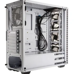 Caja/Torre Kolink Observatory RGB Cristal Templado / Blanco