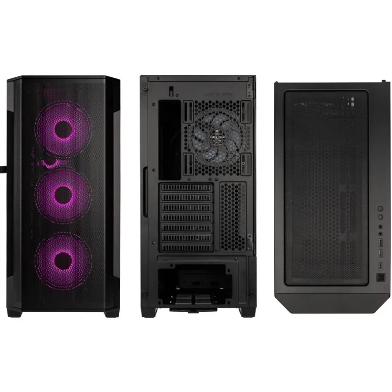 Caja/Torre Kolink Observatory Y Mesh ARGB Negro