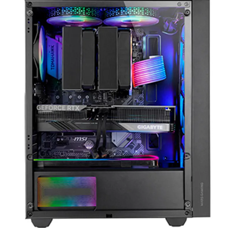 Caja/Torre Mars Gaming MC-AIR FRGB Negro