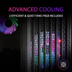 Caja/Torre Mars Gaming MC-S2 FRGB Negro