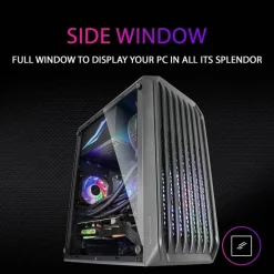 Caja/Torre Mars Gaming MC-S2 FRGB Negro