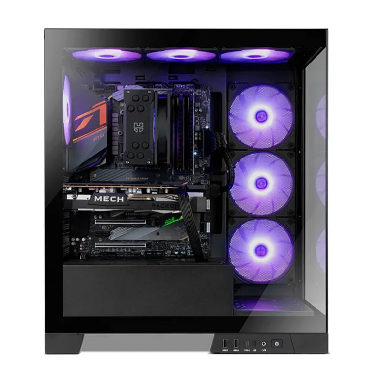 Caja/Torre Nox Hummer Glock RGB Negro