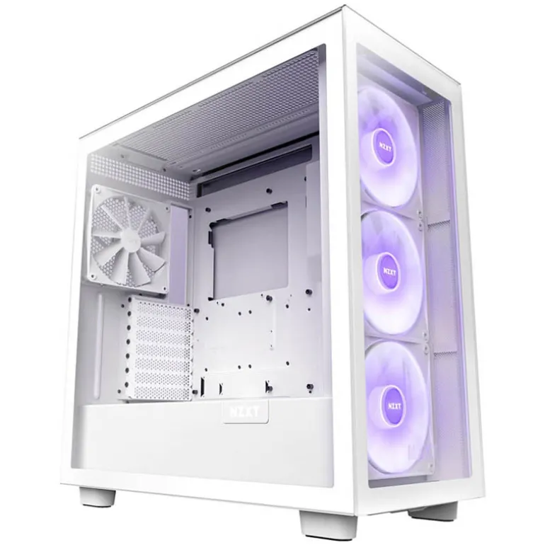 Caja/Torre NZXT H7 Elite RGB Blanco