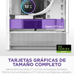Caja/Torre NZXT H3 Flow (2025) mATX Blanco