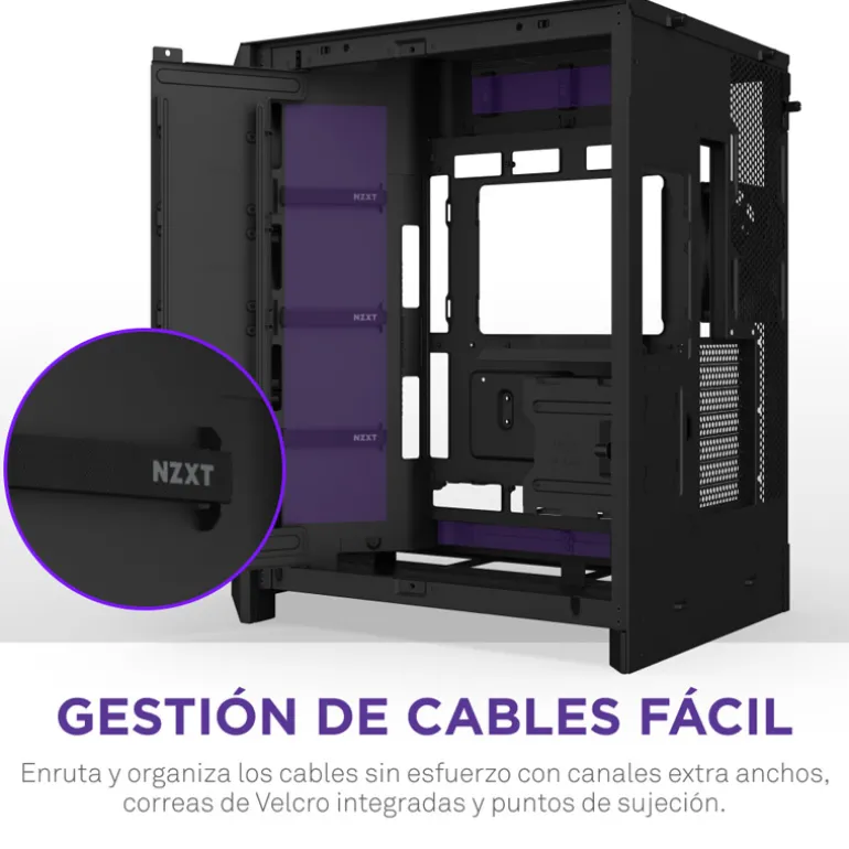 Caja/Torre NZXT H9 Flow (2025) Negro