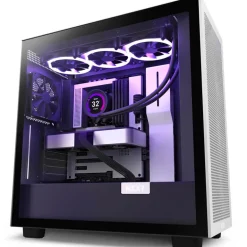 Caja/Torre NZXT H7 Flow Blanco y Negro