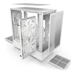 Caja/Torre NZXT H5 Flow RGB Blanco