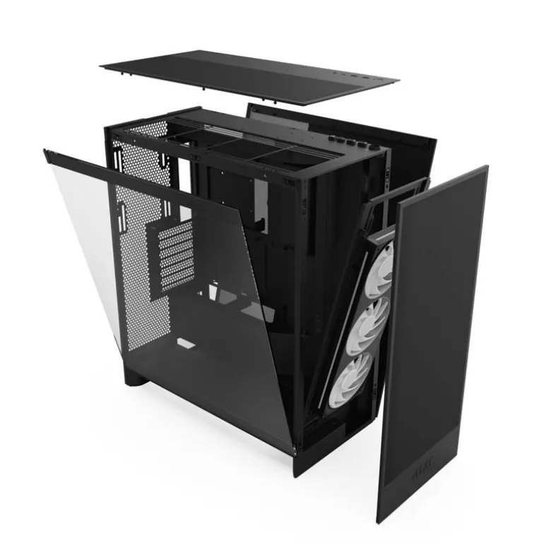 Caja/Torre NZXT H7 Flow RGB Negro