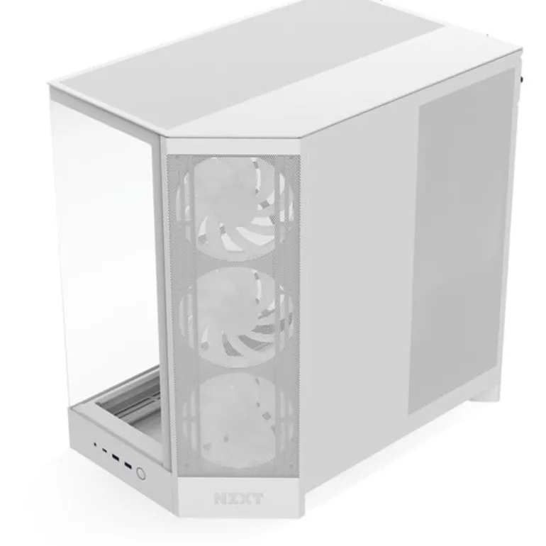 Caja/Torre NZXT H9 Flow RGB (2025) Blanco