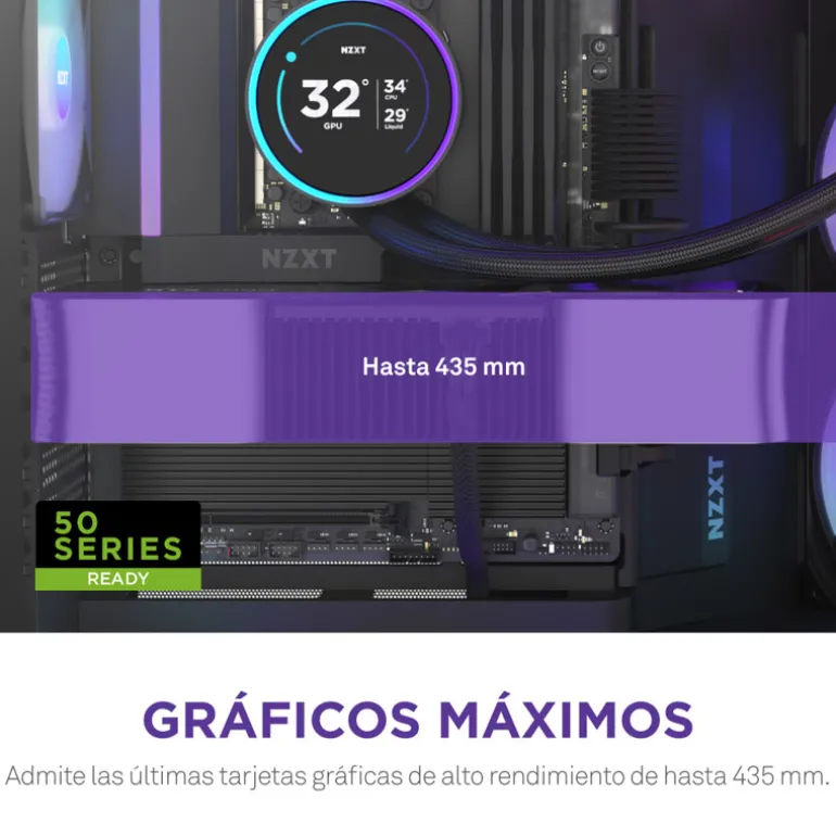 Caja/Torre NZXT H9 Flow RGB (2025) Negro