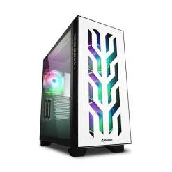 Caja/Torre Sharkoon Elite Shark CA300T White Cristal Templado