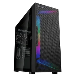 Caja/Torre SilverStone Seta H1 Mesh ARGB Negro