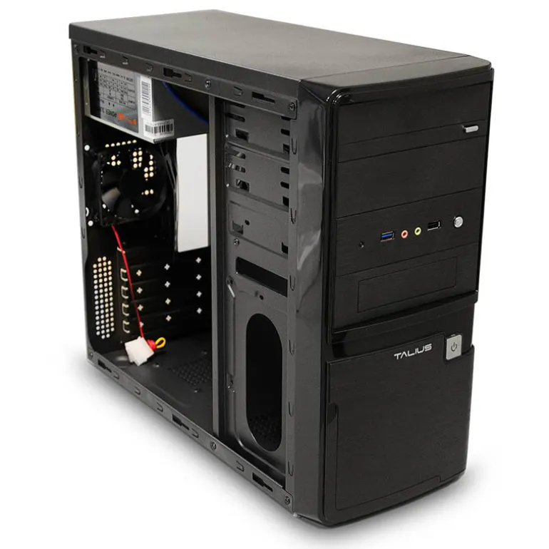Caja/Torre Talius Arizona USB 3.0 Fuente 500W Negro
