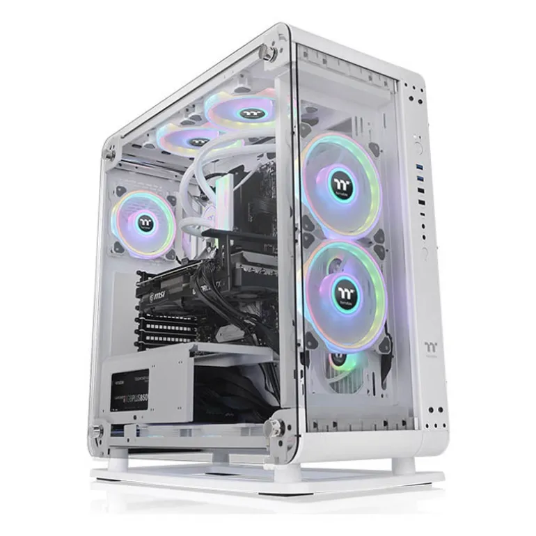 Caja/Torre Thermaltake Core P6 TG Snow Blanco