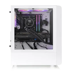 Caja/Torre Thermaltake S200 TG ARGB Snow Blanco
