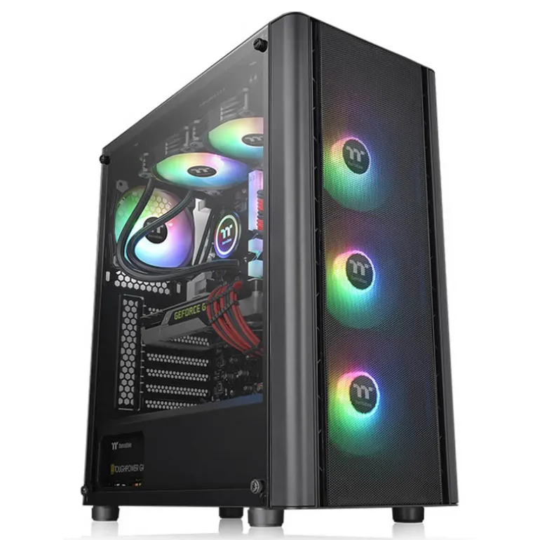 Caja/Torre Thermaltake V250 TG ARGB Air Negro