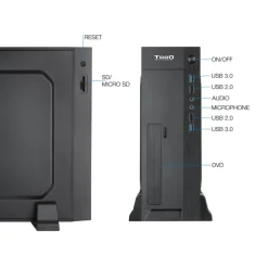 Caja/Torre Tooq TQC-3008U3C Negro - PSU SFX 500W