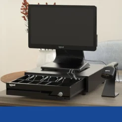 Cajón Portamonedas iggual IRON-10 38cm 4+6 Negro