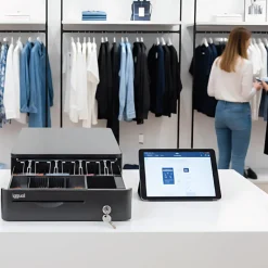 Cajón Portamonedas iggual IRON-10R 38cm Negro