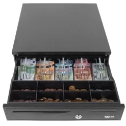 Cajón Portamonedas iggual IRON-50 42cm Negro