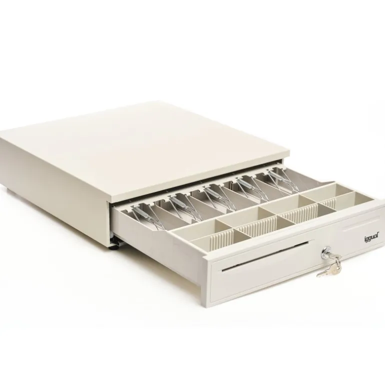 Cajón Portamonedas iggual IRON-50W 42cm Blanco