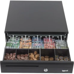 Cajón Portamonedas iggual IRON-30 42cm Negro