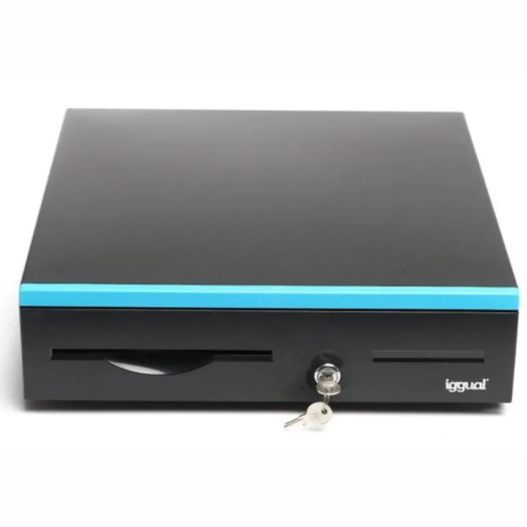 Cajón Portamonedas iggual IRON-30B 42cm Negro