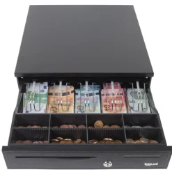 Cajón Portamonedas Iggual IRON-20 42cm Negro