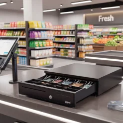 Cajón Portamonedas Iggual IRON-20 42cm Negro