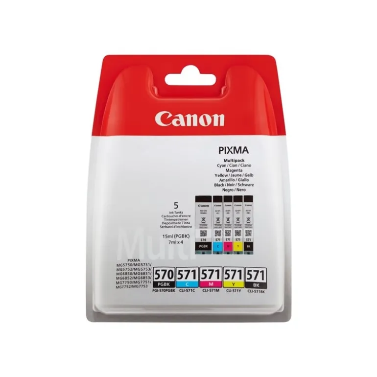 Canon PGI-570/CLI-571 PGBK/C/M/Y/BK Multipack - Cartucho