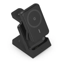 Cargador Aisens Inalámbrico Batería Externa 4 en 1 Negro