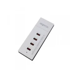 Cargador Approx appUSB4PW 4 USB Blanco